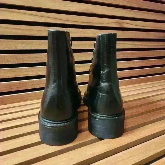 AllSaints Alaria Leather Combat Boots - Picture 7 of 11